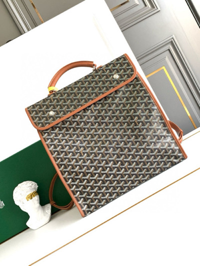 Goyard Saint Leger backpack brown-29